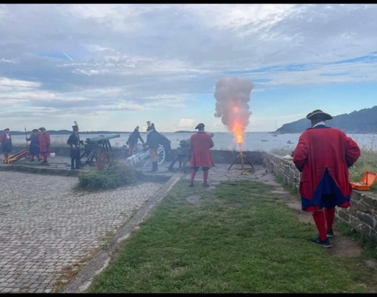Sjøslag på Christiansholm festning