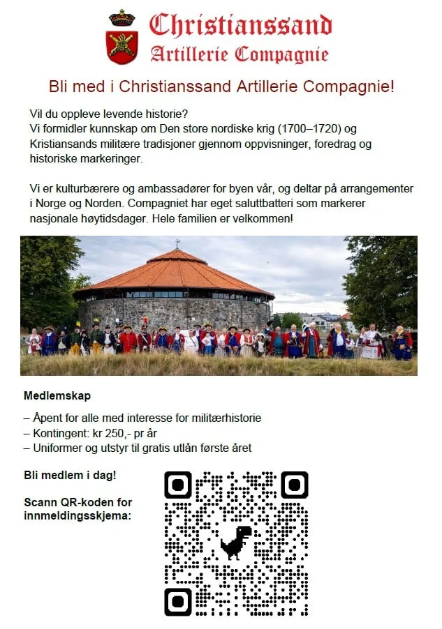 Lyst til å bli medlem ? Klikk på "Meld deg inn" knappen i rødt over, eller scan QR koden.