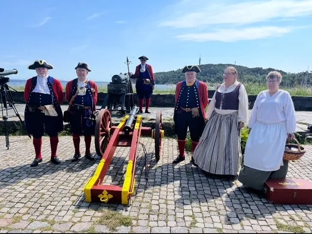 Salutt på Christiansholm Festning 4 juli