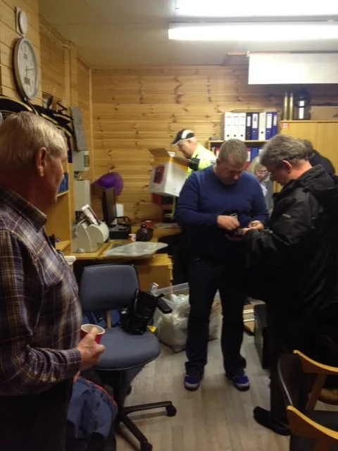 Medlemskveld med rigging og info