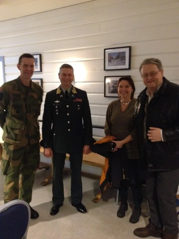 Brigadesjefen på besøk