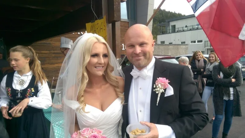 Maria Arredondo og Torstein Sødal ble gift