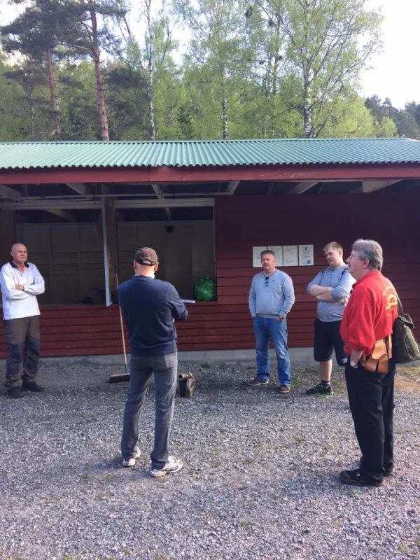 CAC sitt skarpskytterlag på trening