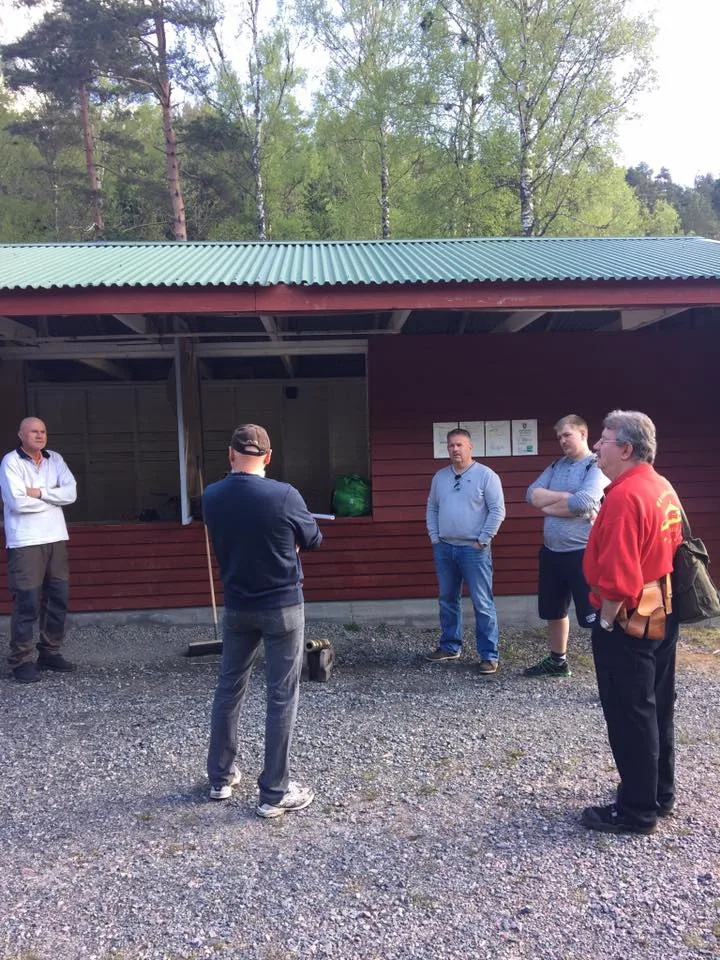 CAC sitt skarpskytterlag på trening