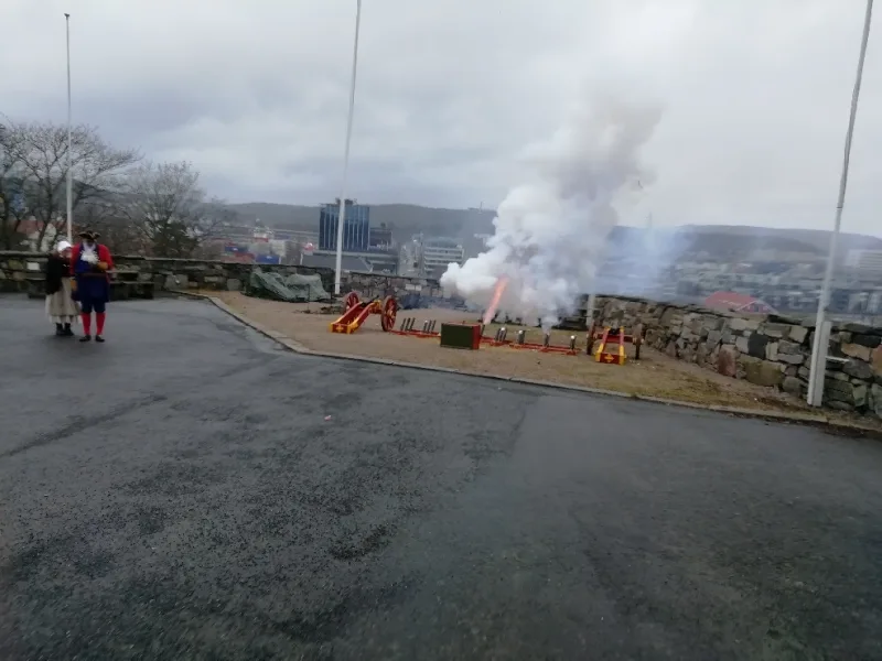 Årets siste offisielle salutt