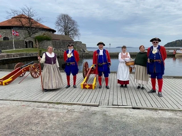 Compagniet var med å markere Veterandagen